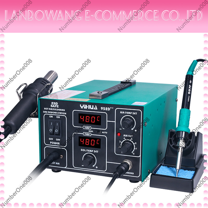 Hot Air Rework Station - 852D+ 2-in-1 Digital Hot Air Rework