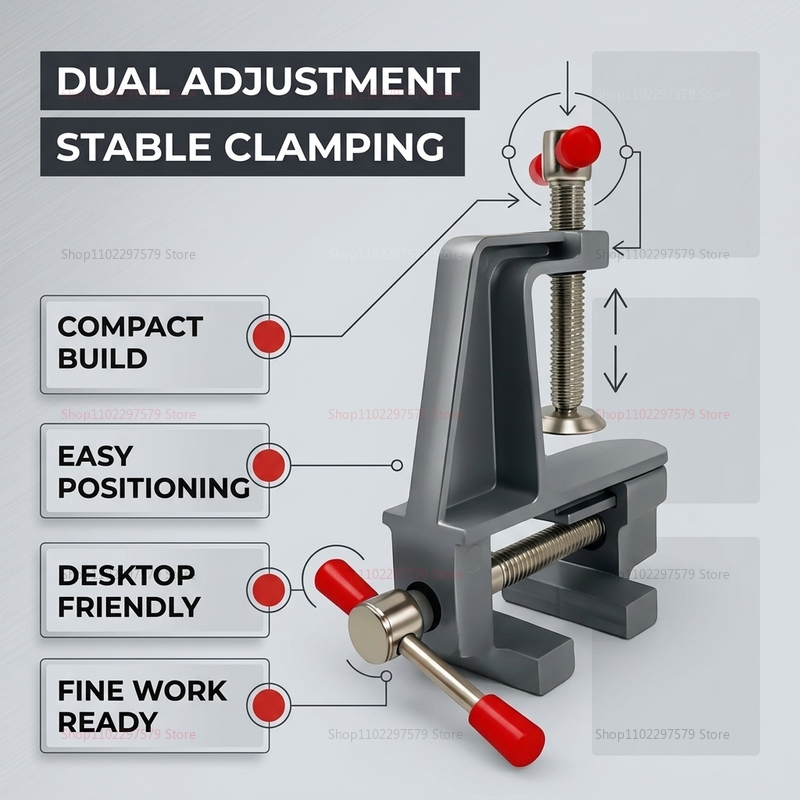 Aluminum Mini Table Bench Vice - Diy Electronics Table ulasan dan harga