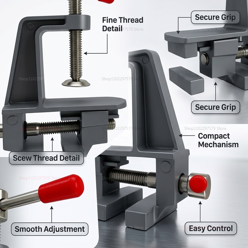 Aluminum Mini Table Bench Vice - Diy Electronics Table ulasan dan harga