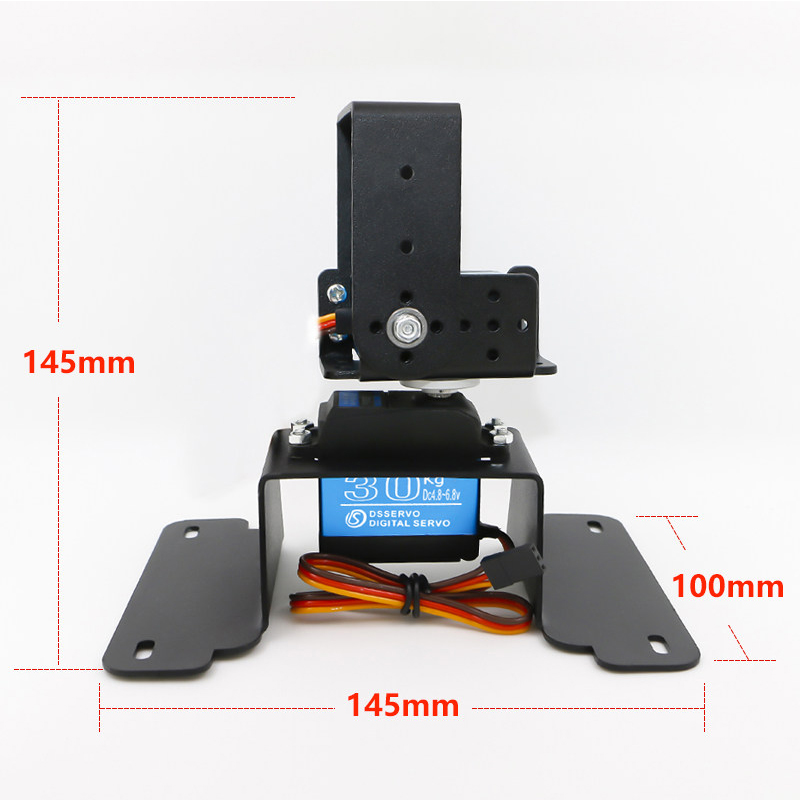 2 DOF Pan Tilt Bracket Kit Met - Diy Robot Electronics Kit ulasan dan harga