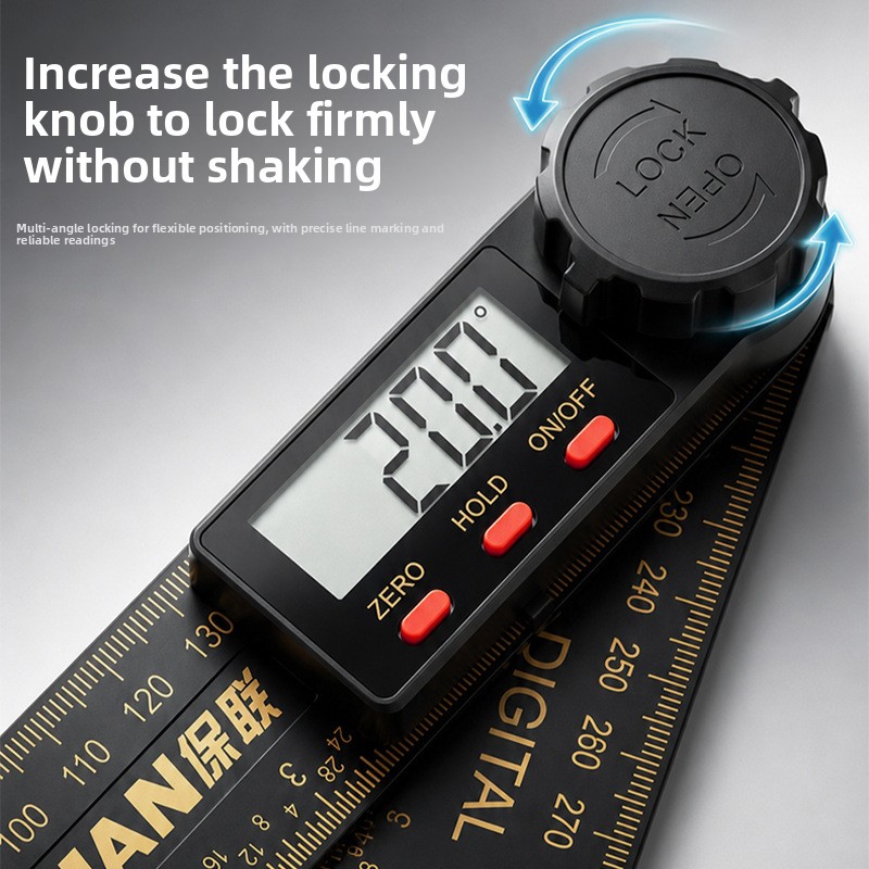 Digital Angle Gauge 360 Degree - Diy Electronics Table ulasan dan harga