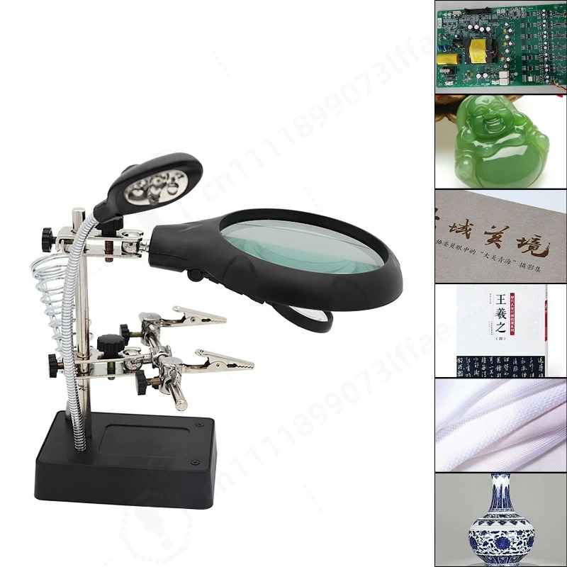 10X Welding Magnifying Glass L - Diy Electronics Workbench ulasan dan harga