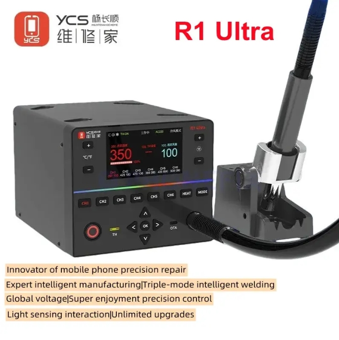 YCS R1 Ultra 1450W Hot Air Rew - Hot Air Rework Station ulasan dan harga