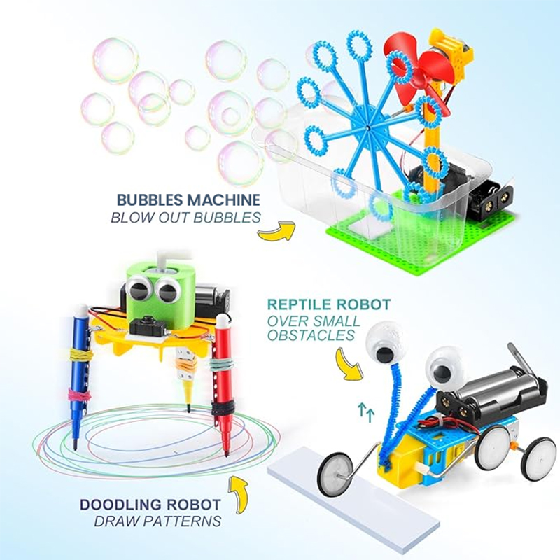 6 Set Robotics Kit Science Exp - Diy Robot Electronics Kit ulasan dan harga
