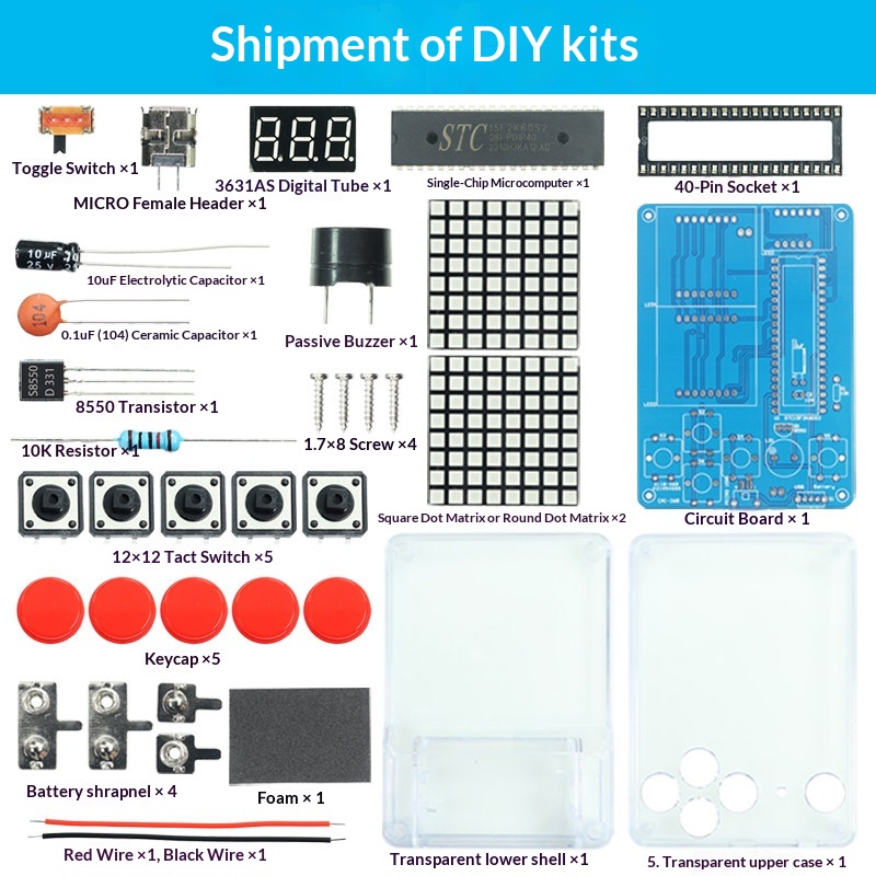 Pixel Game Machine Production  - Diy Wearable Electronics ulasan dan harga