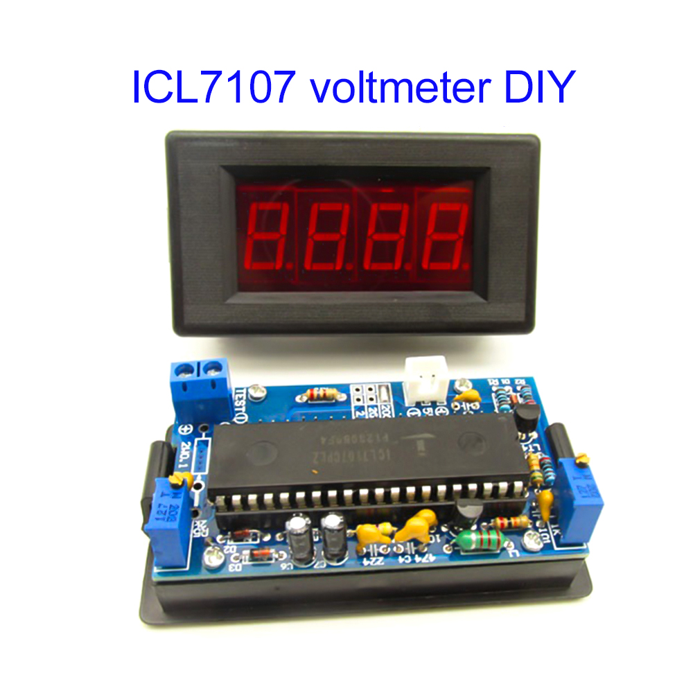 ICL7107 Voltmeter DIY Kit Part - Diy Electronics Gadget ulasan dan harga