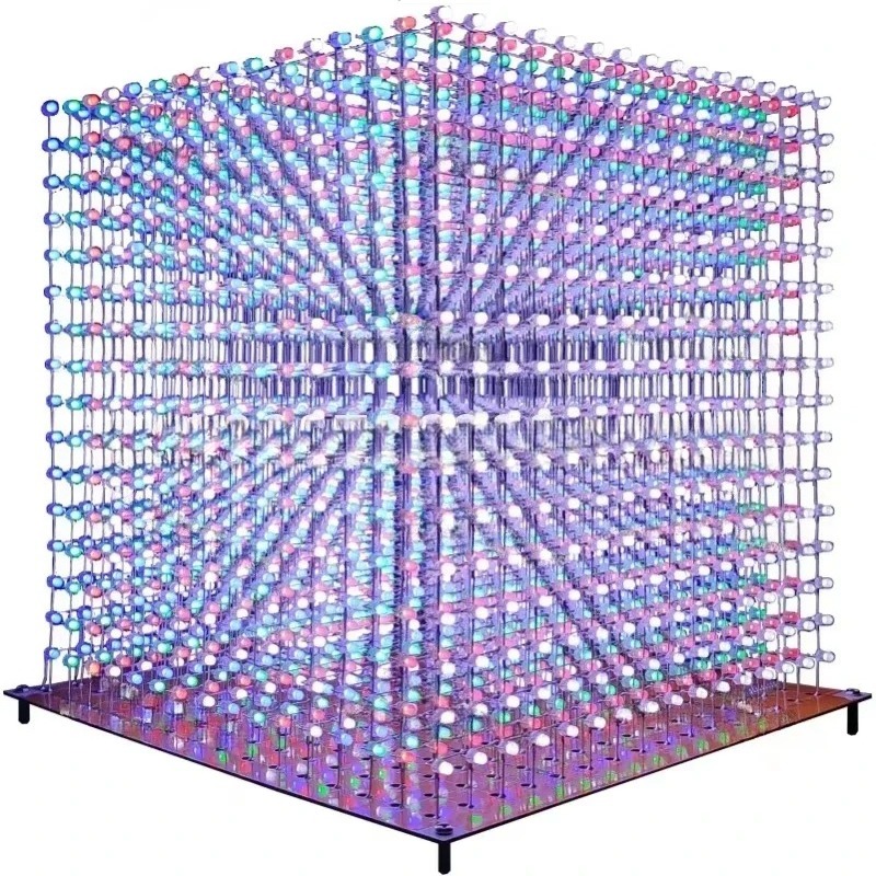 3 D16mini Light Cube Kit 16x16 - Diy In Electronics ulasan dan harga