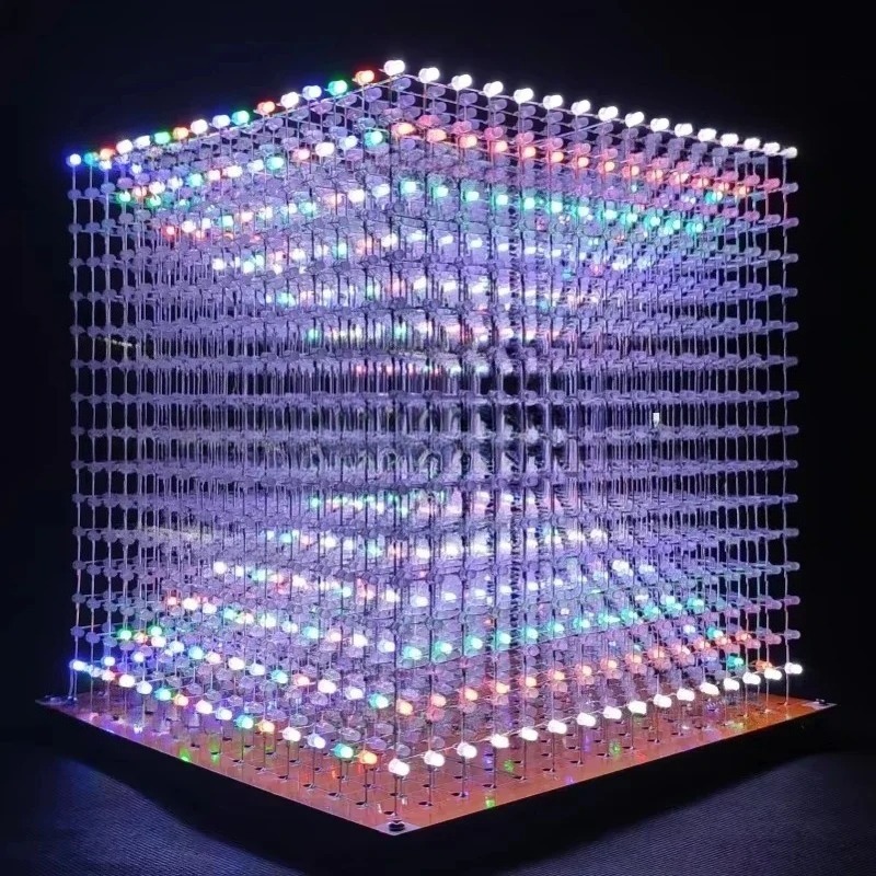 3 D16mini Light Cube Kit 16x16 - Diy In Electronics ulasan dan harga