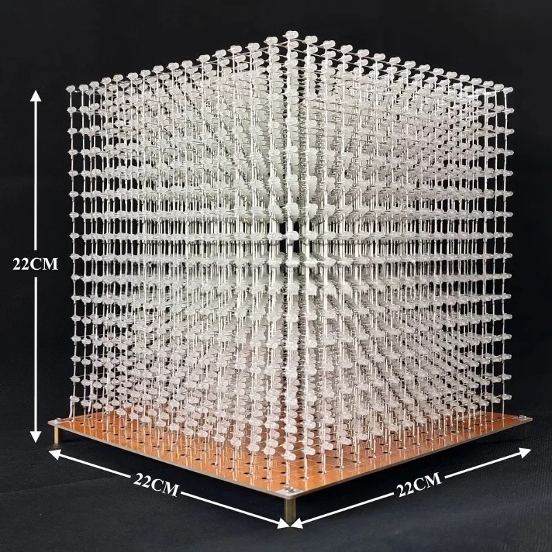 3 D16mini Light Cube Kit 16x16 - Diy In Electronics ulasan dan harga