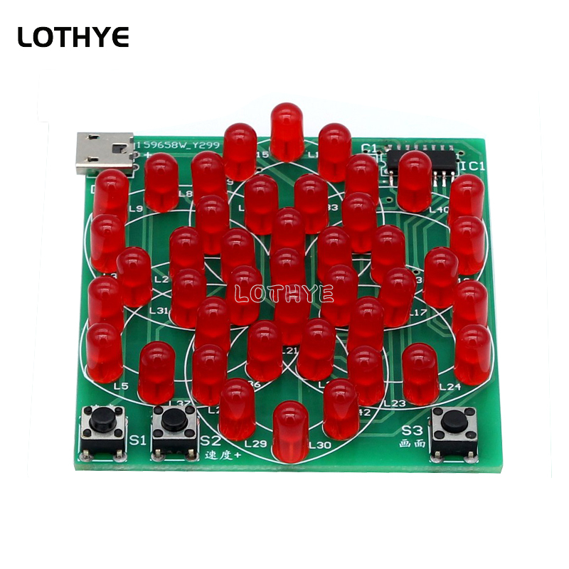 43 LED Multi Style Pattern Ele - Diy Electronics Supplies ulasan dan harga