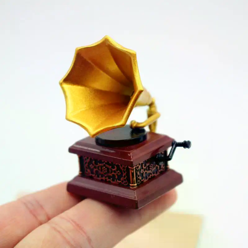 Dollhouse Vintage Phonograph M - Diy Electronics Housing ulasan dan harga