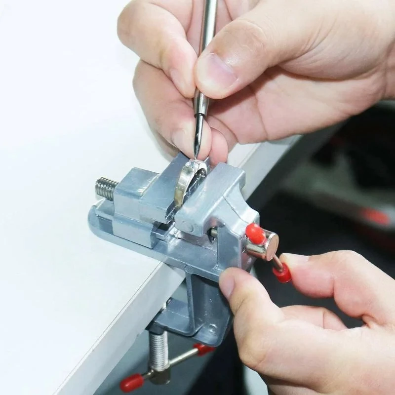 Mini Bench Vise Table Clamp Sc - Diy Electronics Table ulasan dan harga