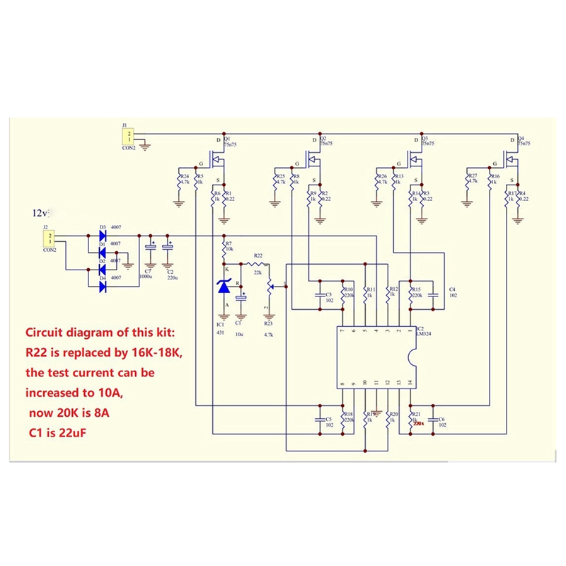 A46T DIY Kits 150W 10A Battery - Diy Electronic Load ulasan dan harga