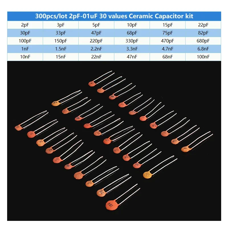 300pcs/960pcs Ceramic Capacito - Diy Wearable Electronics ulasan dan harga