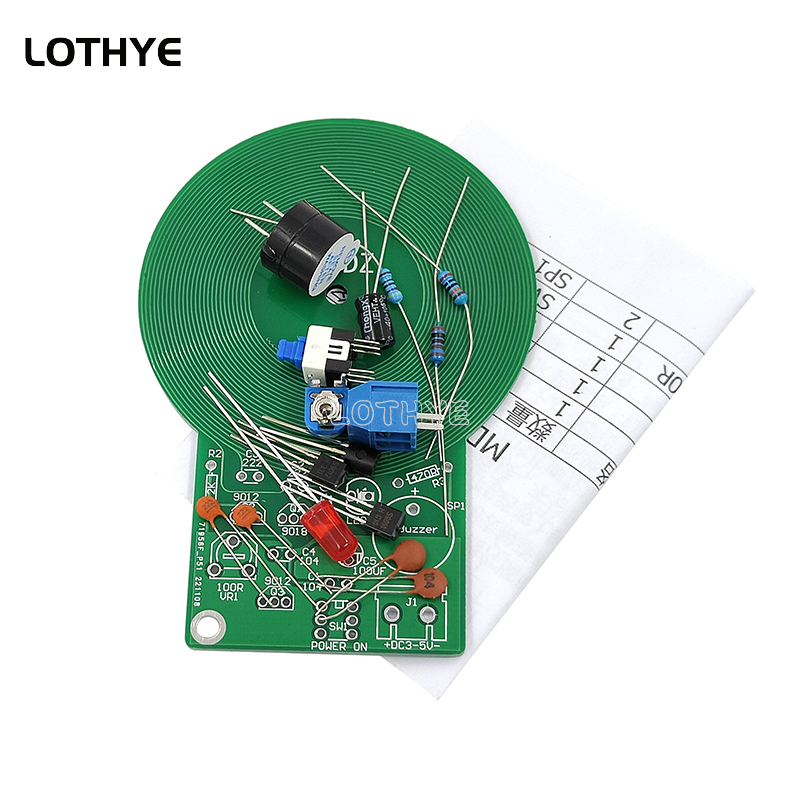 DC 3V-5V Metal Detector Kit DI - Diy Electronics Gadget ulasan dan harga