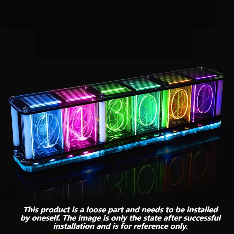 Glow Tube Clock Kit DIY Electr - Diy Electronics Table ulasan dan harga