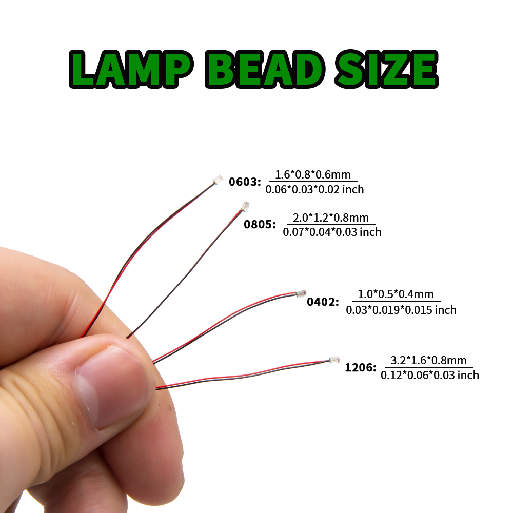 10pcs/Set Micro LED Lamp Chips - Diy Wearable Electronics ulasan dan harga