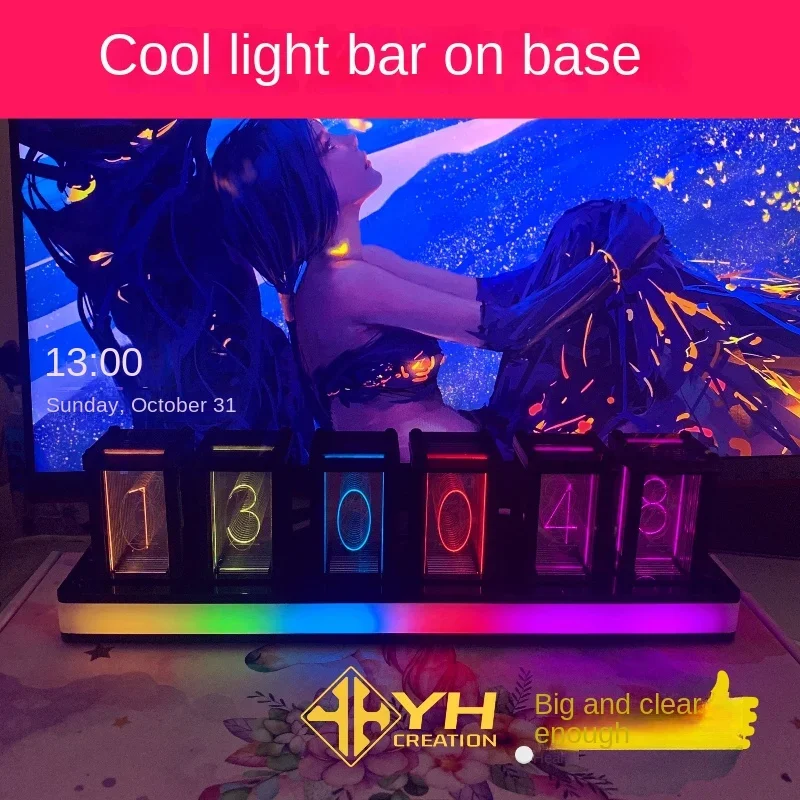 Led Table Clock Digital Silent - Diy Electronics Table ulasan dan harga