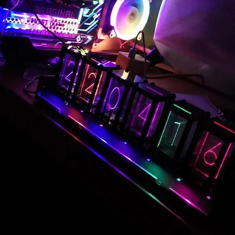 Led Table Clock Digital Silent - Diy Electronics Table ulasan dan harga