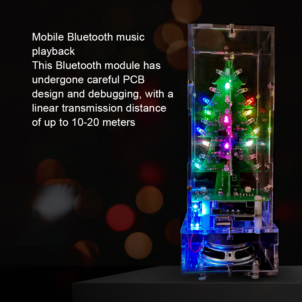 LED Colorful Christmas Tree DI - Diy Electronics Circuits ulasan dan harga