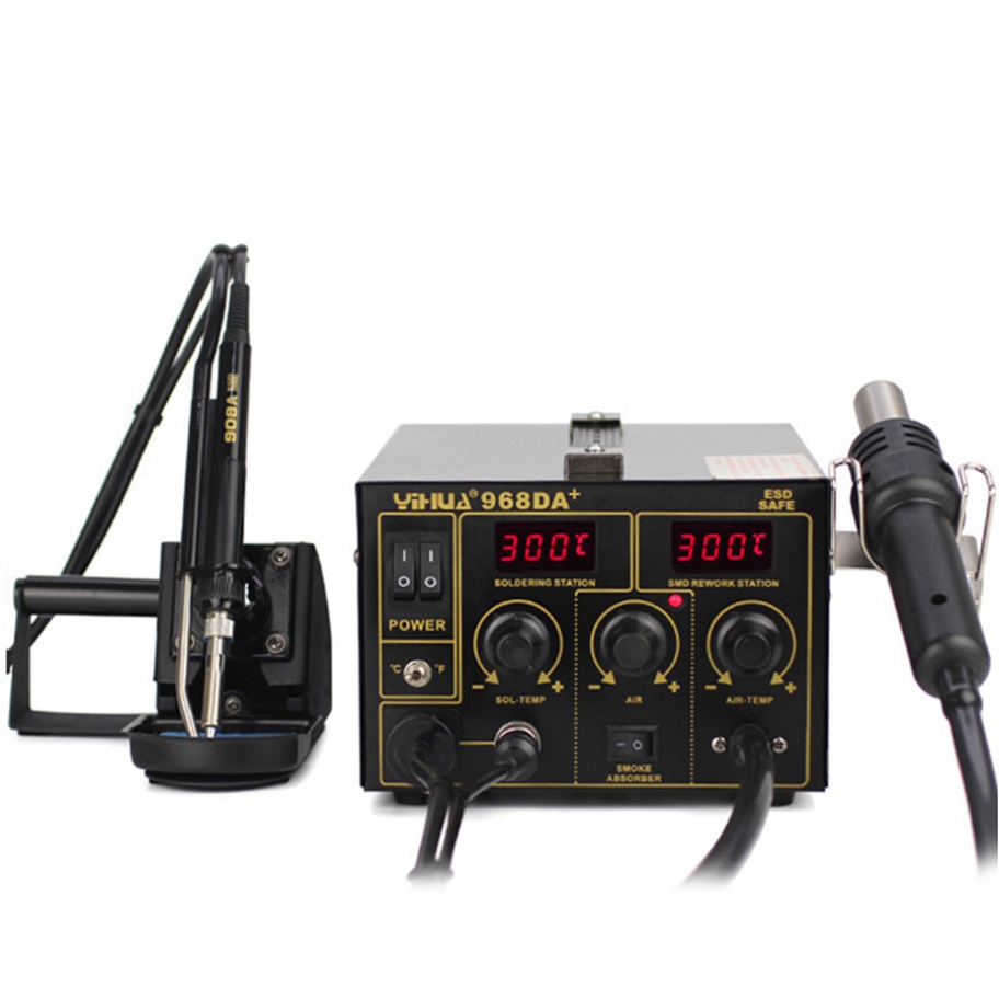 Intelligent 968DA+ 3-in-1 Hot  - Hot Air Rework Station ulasan dan harga