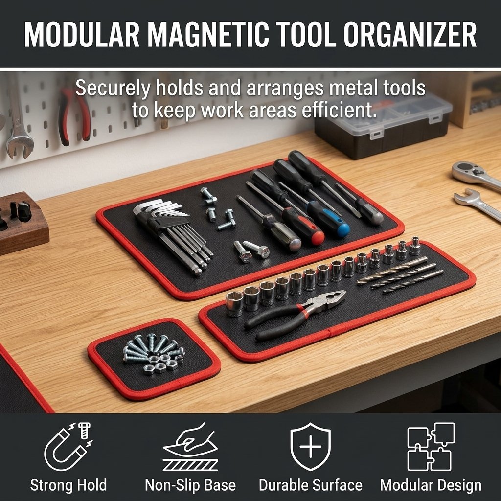 Mechanic Magnetic Tool Mat Set - Diy Electronics Workbench ulasan dan harga